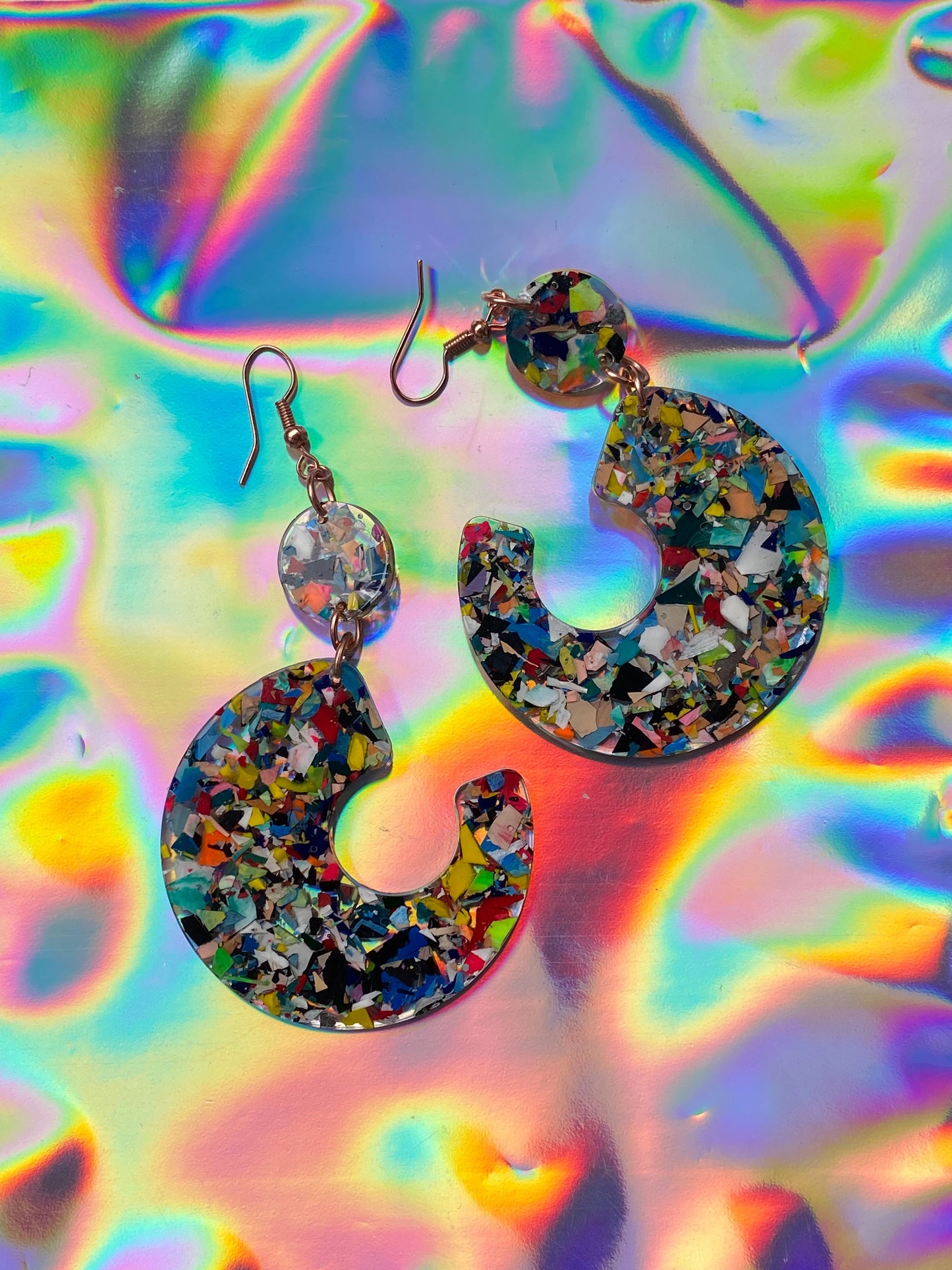 mod sprinkles earrings