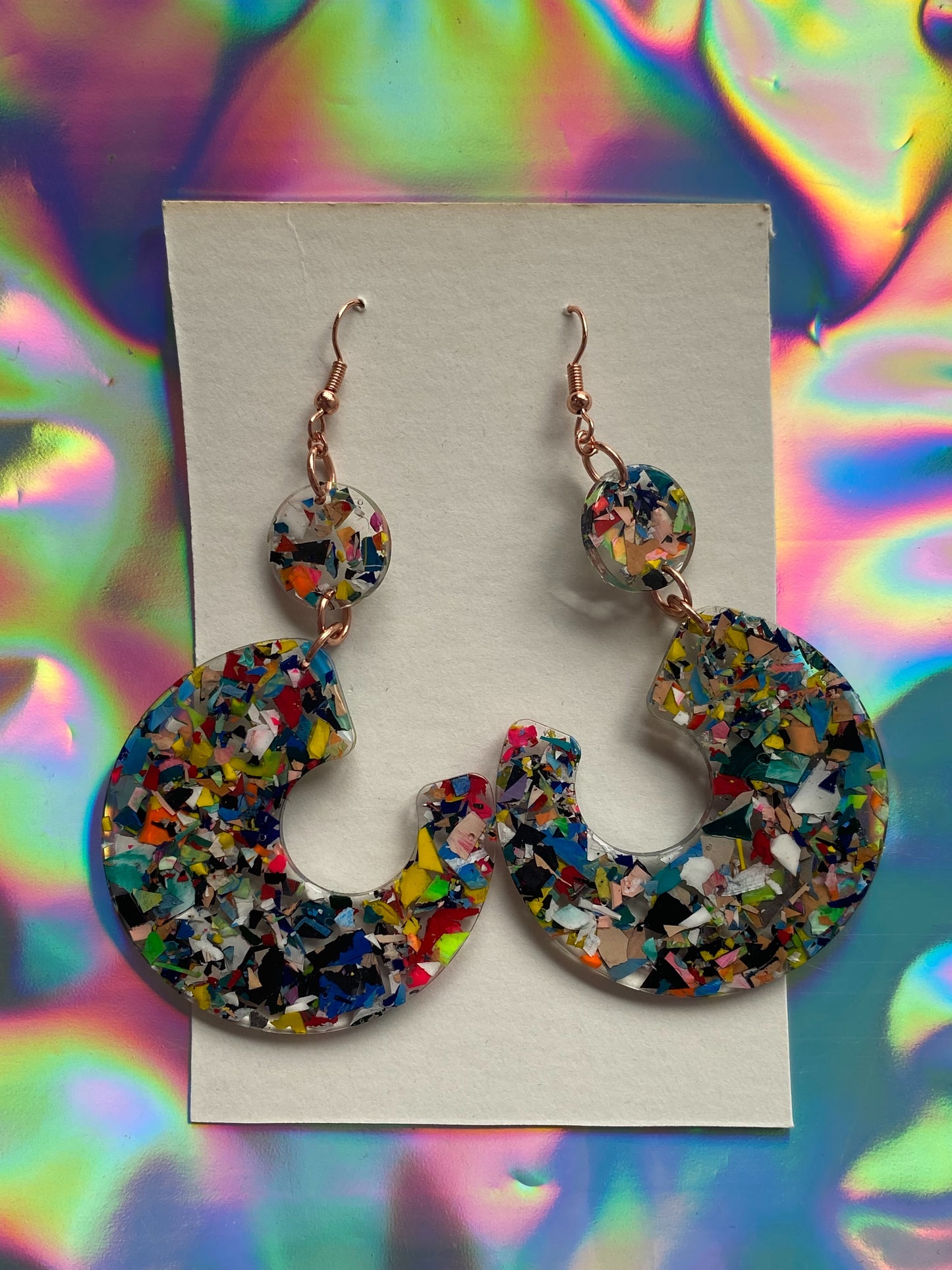 mod sprinkles earrings