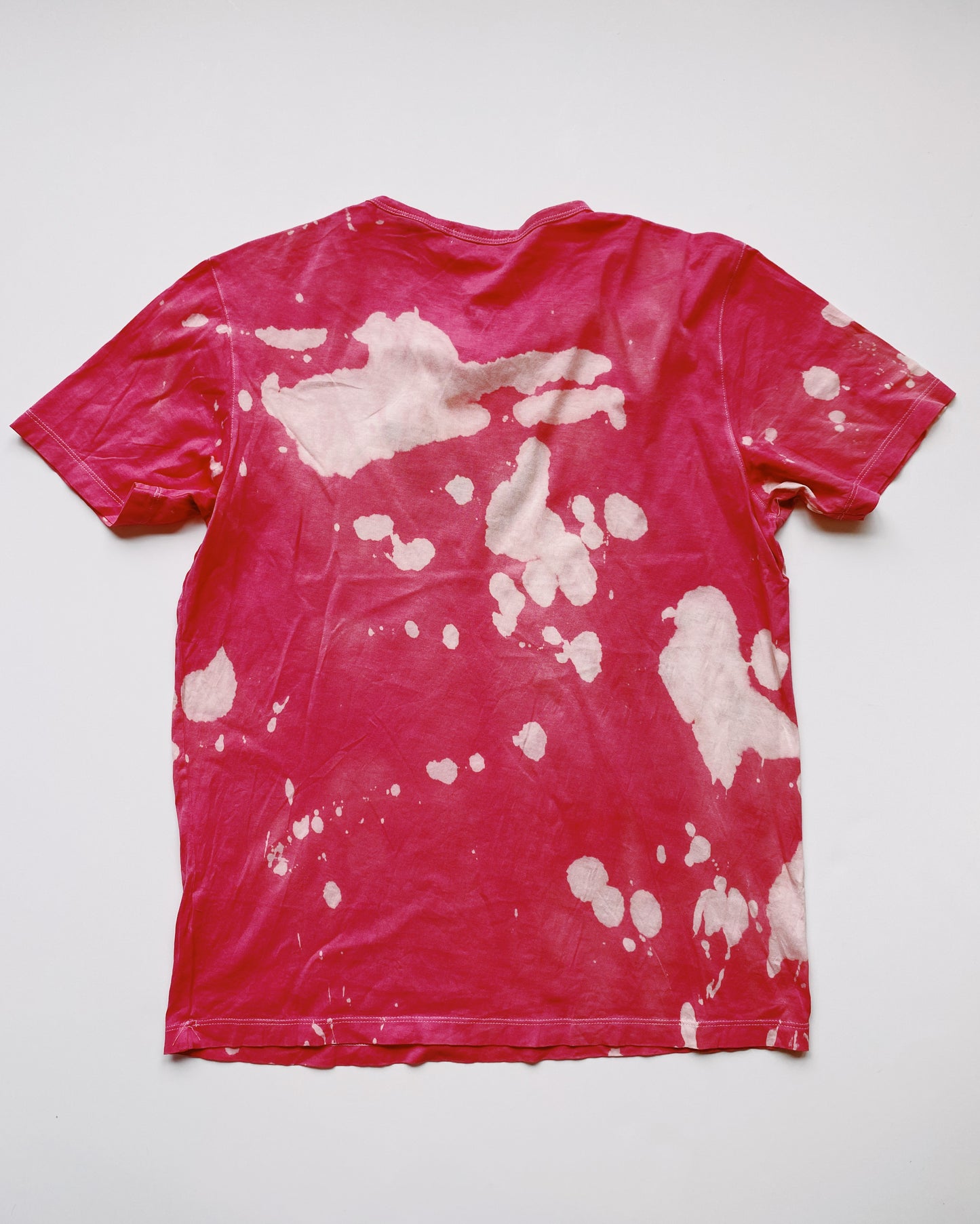 bleached butterfly pink tee