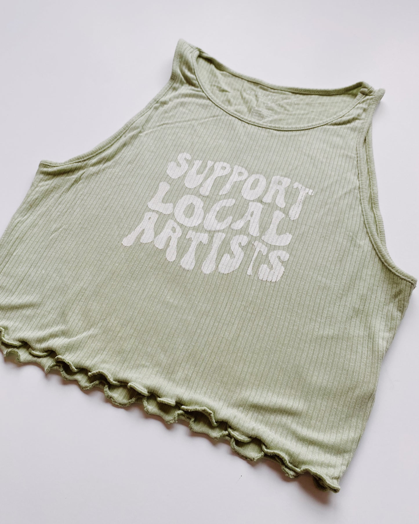 support local artists cozy tank