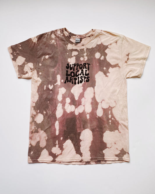 support local artists bleached tee