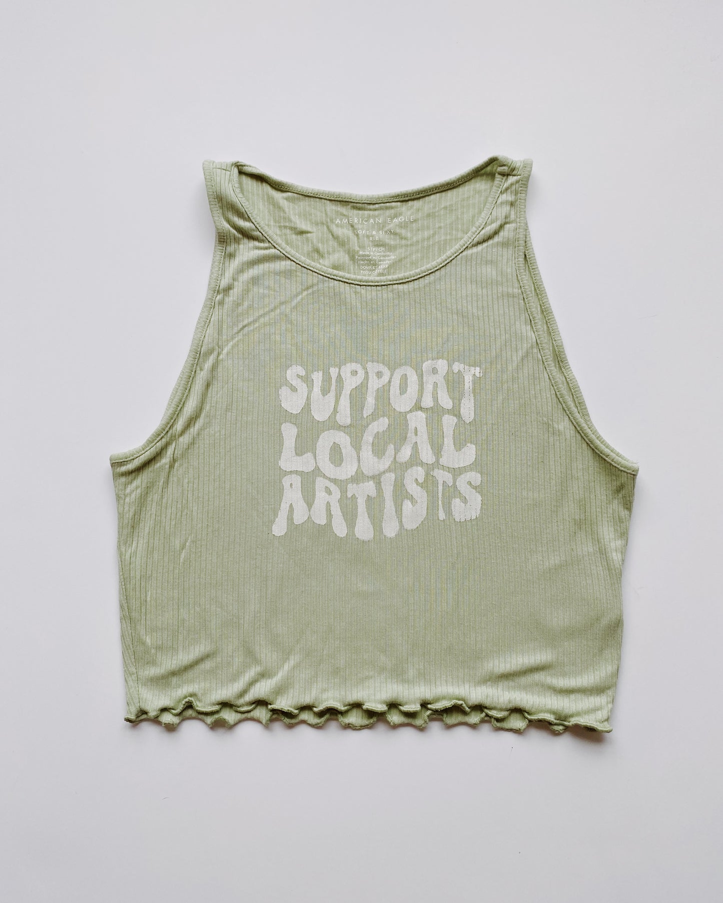 support local artists cozy tank